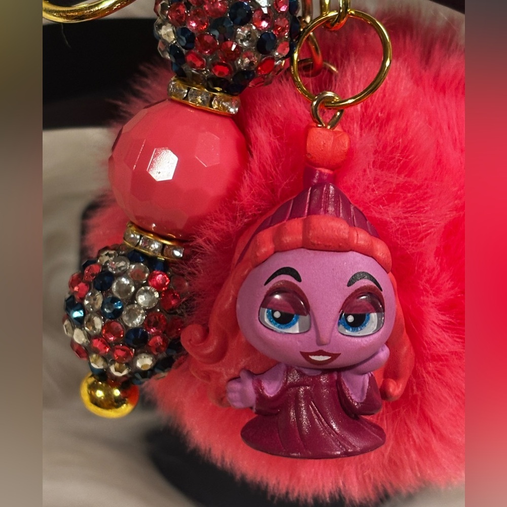 Disney Hercules Hera Doorables Keychain/ Bag Charm Handmade - Picture 3 of 3